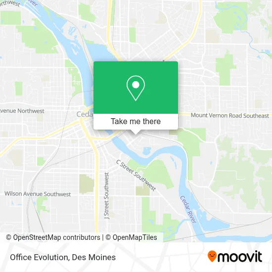 Office Evolution map