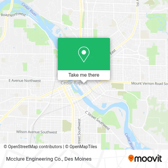 Mcclure Engineering Co. map