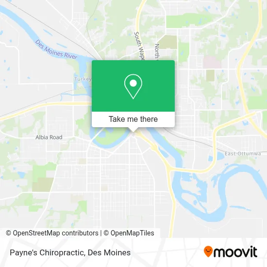 Payne's Chiropractic map