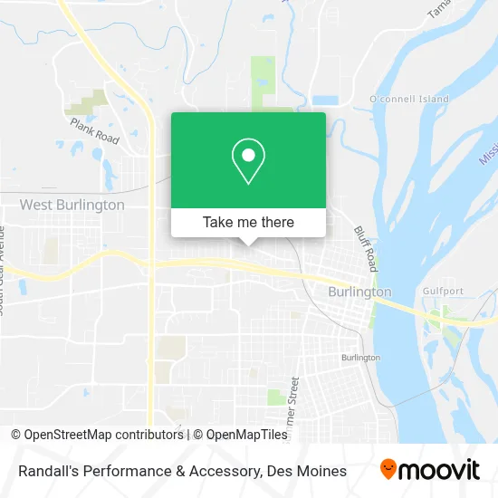 Randall's Performance & Accessory map