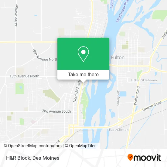H&R Block map