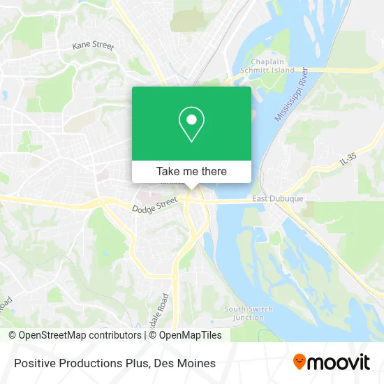 Positive Productions Plus map