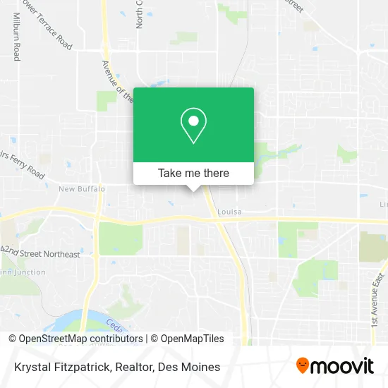 Krystal Fitzpatrick, Realtor map