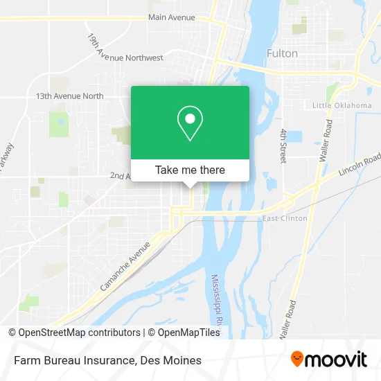 Farm Bureau Insurance map