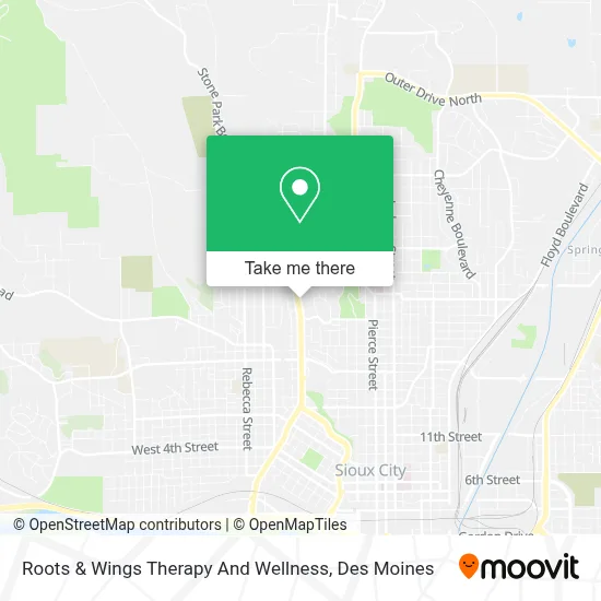Roots & Wings Therapy And Wellness map