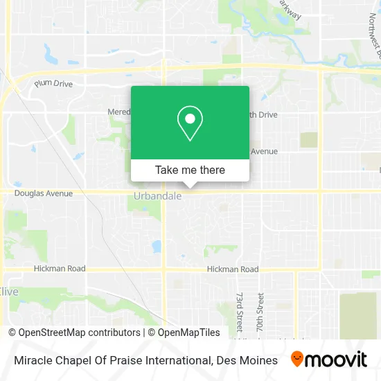 Miracle Chapel Of Praise International map