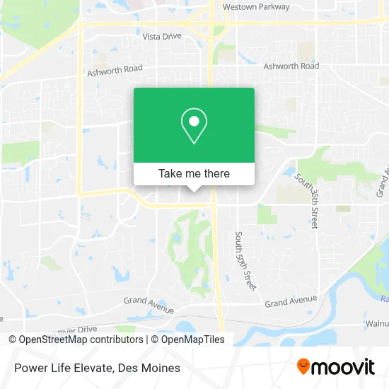 Power Life Elevate map