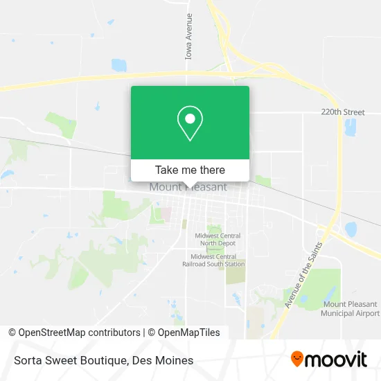 Sorta Sweet Boutique map