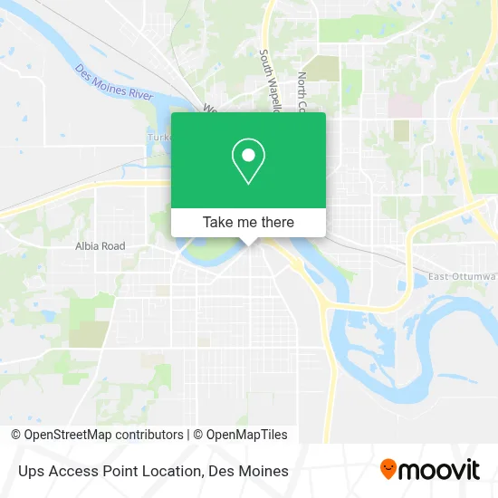 Ups Access Point Location map