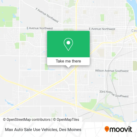 Max Auto Sale Use Vehicles map