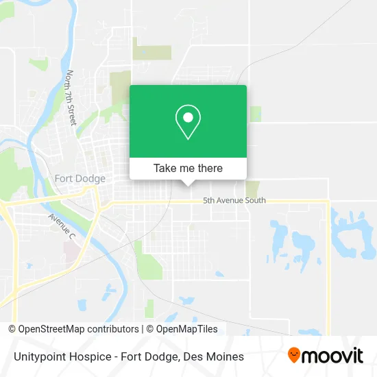 Unitypoint Hospice - Fort Dodge map