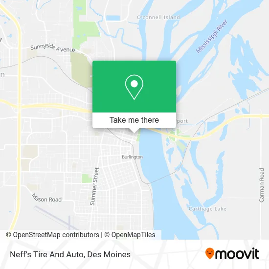 Neff's Tire And Auto map