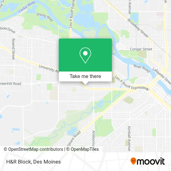 H&R Block map