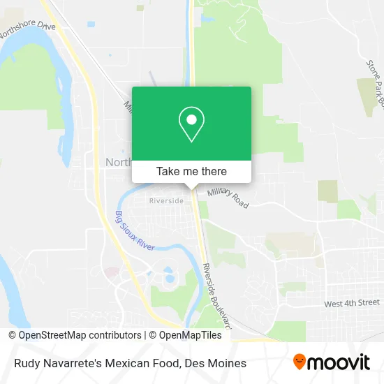 Rudy Navarrete's Mexican Food map