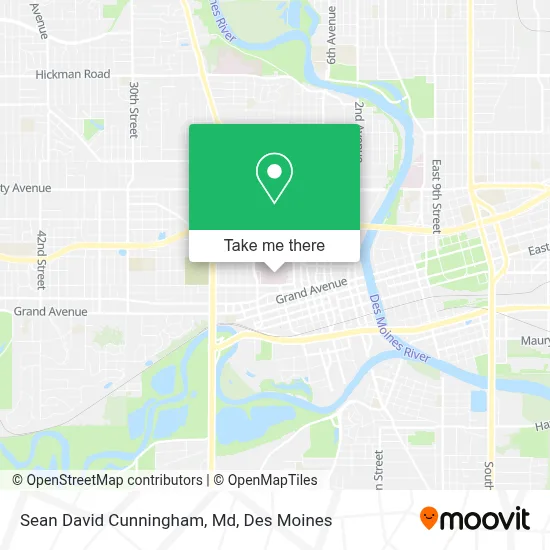 Sean David Cunningham, Md map