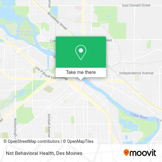 Nst Behavioral Health map