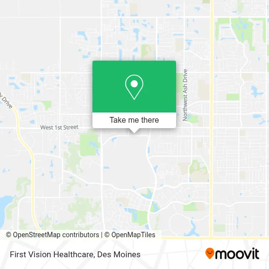 First Vision Healthcare map