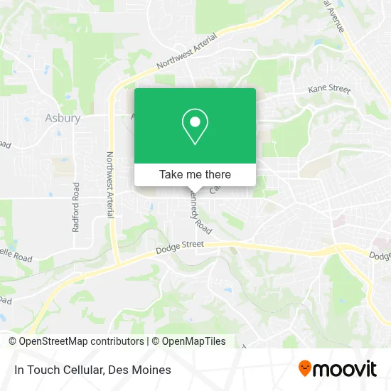 In Touch Cellular map