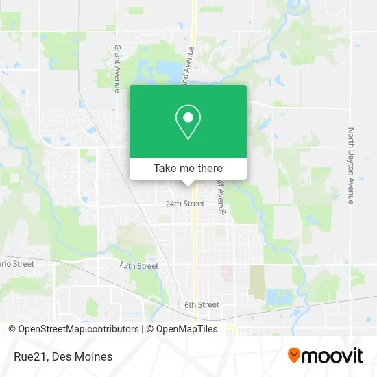 Rue21 map