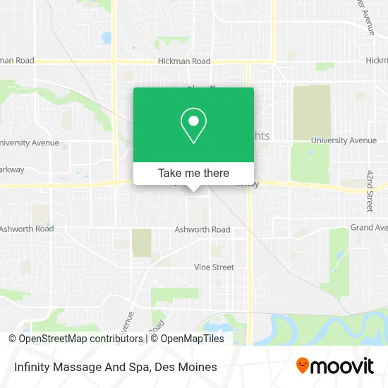 Infinity Massage And Spa map