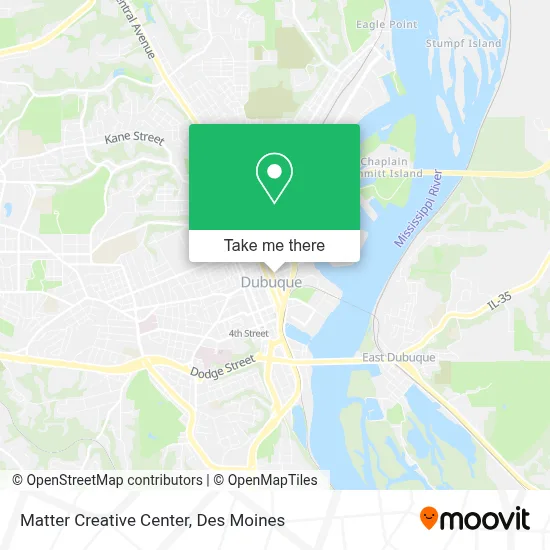 Matter Creative Center map