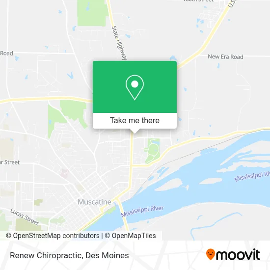 Renew Chiropractic map