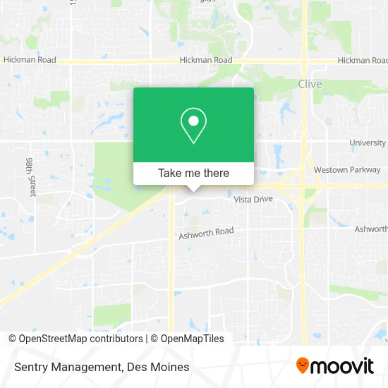 Sentry Management map