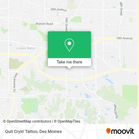 Quit Cryin' Tattoo map