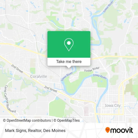 Mark Signs, Realtor map