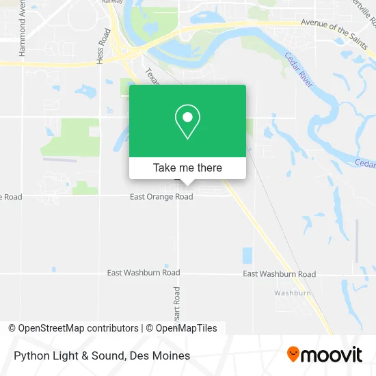 Python Light & Sound map