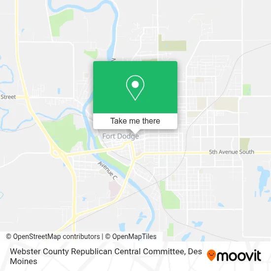 Webster County Republican Central Committee map