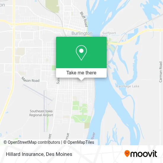 Hillard Insurance map