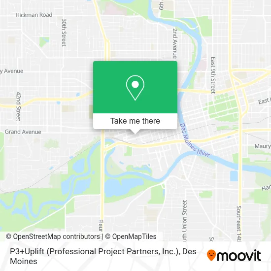 P3+Uplift (Professional Project Partners, Inc.) map