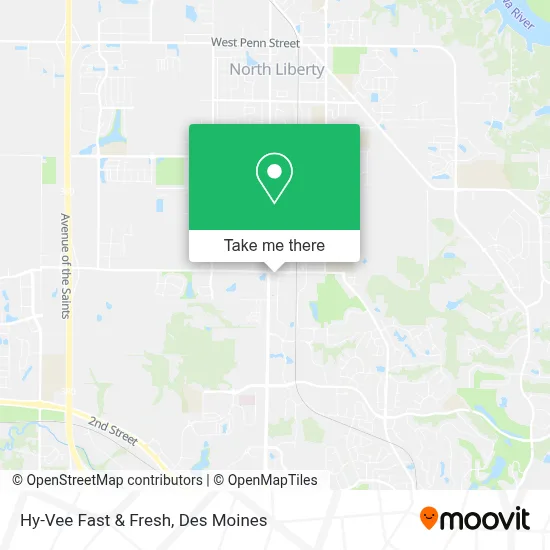 Hy-Vee Fast & Fresh map