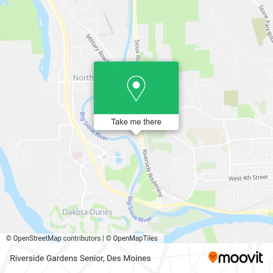 Riverside Gardens Senior map