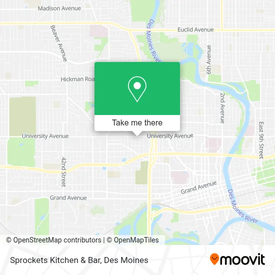 Sprockets Kitchen & Bar map
