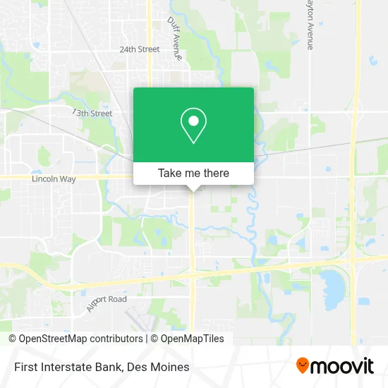 First Interstate Bank map