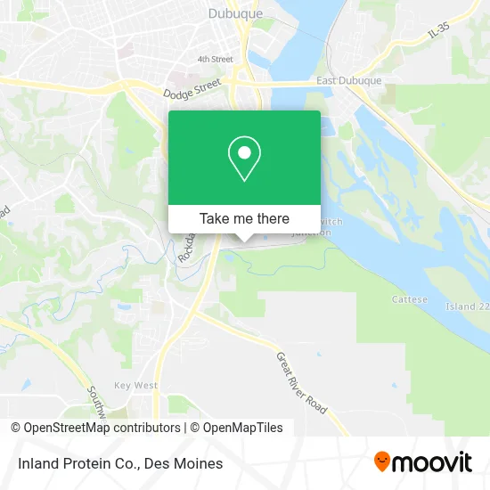 Inland Protein Co. map
