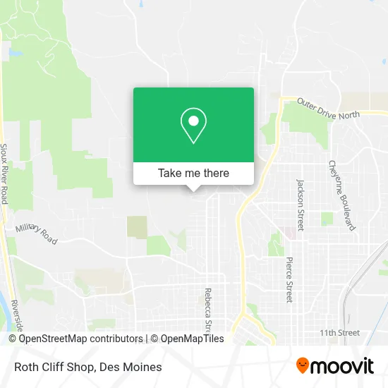 Roth Cliff Shop map