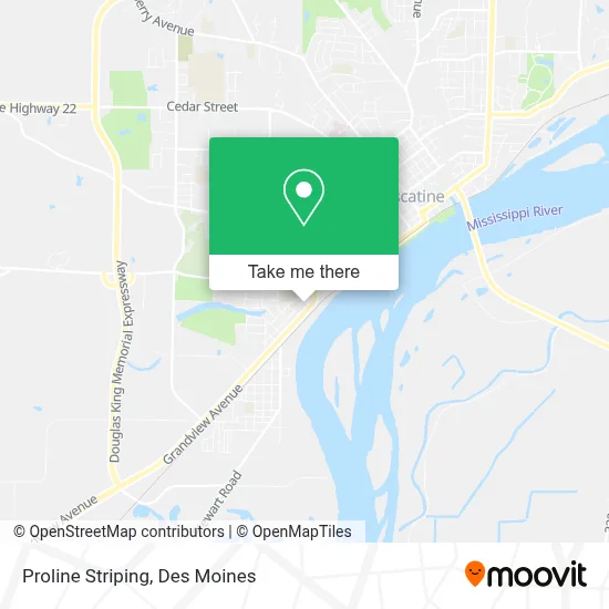 Proline Striping map