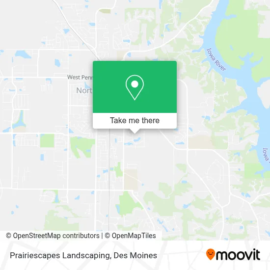 Prairiescapes Landscaping map