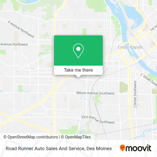 Road Runner Auto Sales And Service map