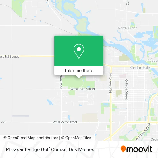 Pheasant Ridge Golf Course map