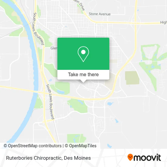 Ruterbories Chiropractic map