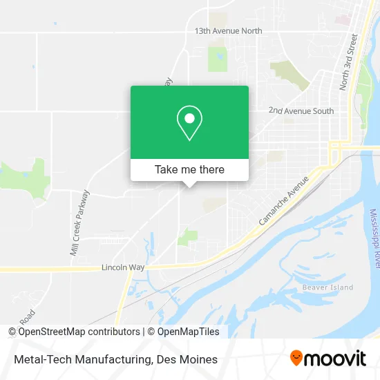 Metal-Tech Manufacturing map