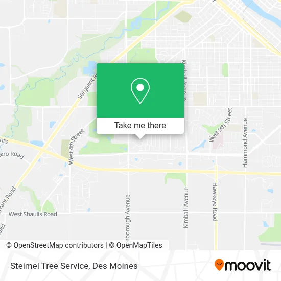 Steimel Tree Service map