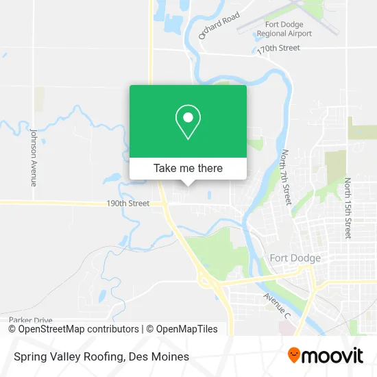 Spring Valley Roofing map