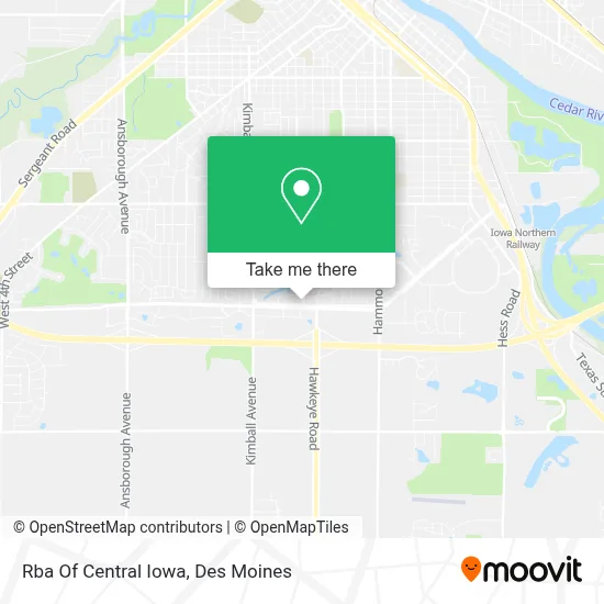 Rba Of Central Iowa map