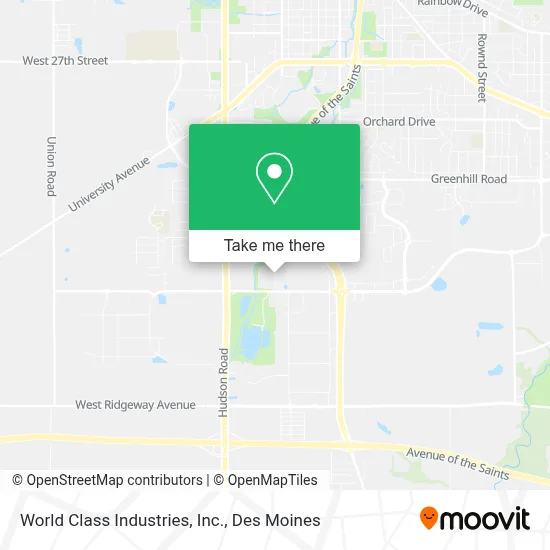 World Class Industries, Inc. map