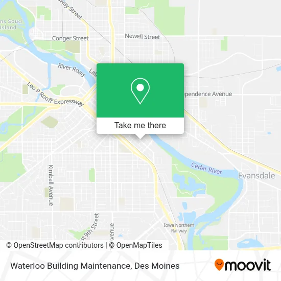 Waterloo Building Maintenance map